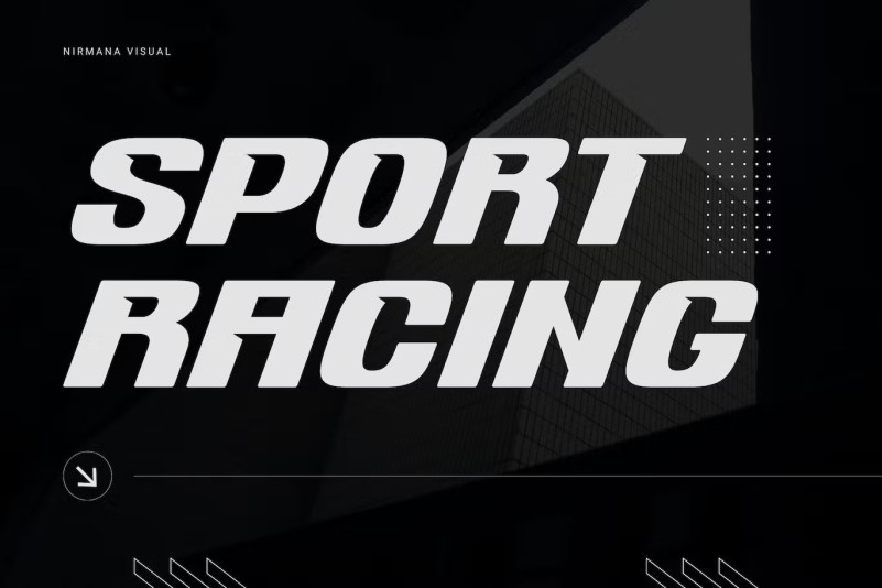 Sport Racing Logo Font Free Font