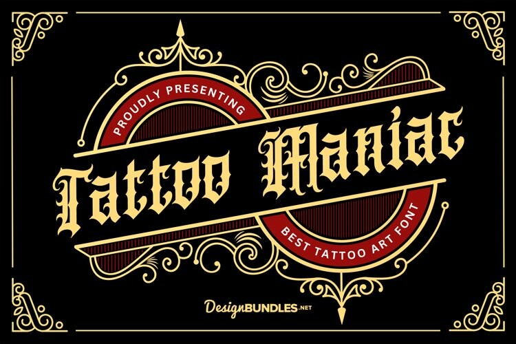 Tattoo Maniac Font Free Font