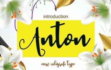 Anton Script Font