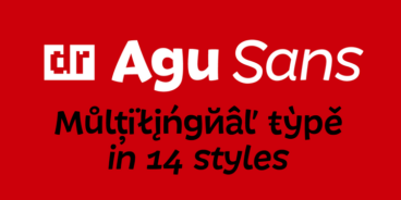 DR Agu Sans Font Family