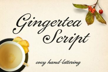 Gingertea Script Font