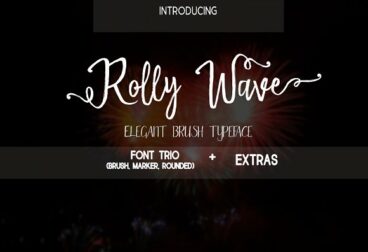 Rolly Wave Script Font