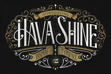 Hava Shine Typeface