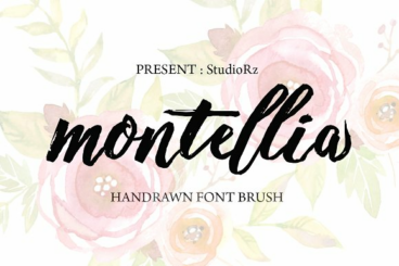 Montellia Brush Font