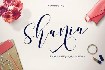 Shania sweet calligraphy