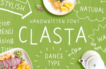 CLASTA Font & Extras