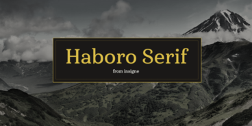 Haboro Serif Font Family