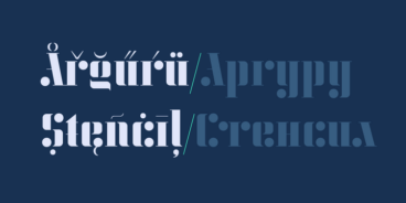 KD Arguru Stencil Font