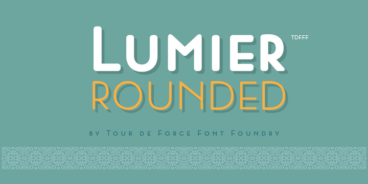 Lumier Rounded Font Family