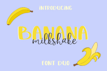Banana Milshake Script Font