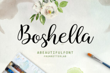 Boshella Script Font
