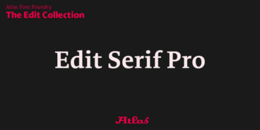 Edit Serif Pro Font Family