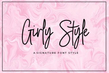 Girly Style Script Font