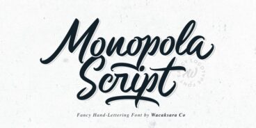 Monopola Script Font