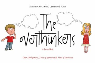 The Overthinkers Script Font