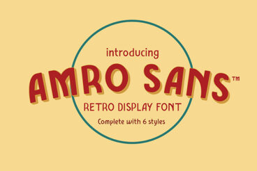 Amro Sans Family Font Family