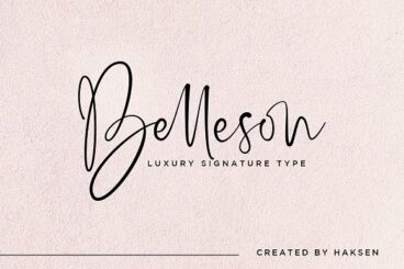 Belleson Luxury Script Type
