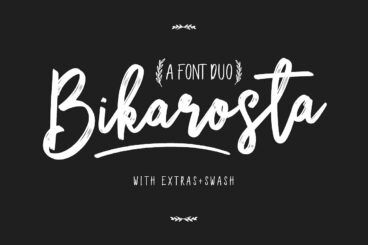 Bikarosta Font Duo with Extras