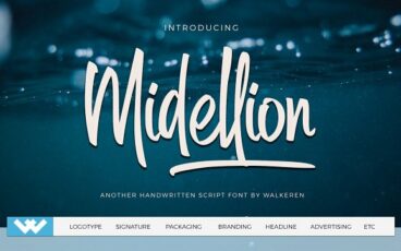 CM - Midellion Script Font