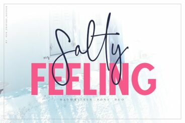 CM - Salty Feeling, font