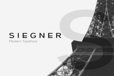CreativeMarket SIEGNER - Modern Typeface + WebFont