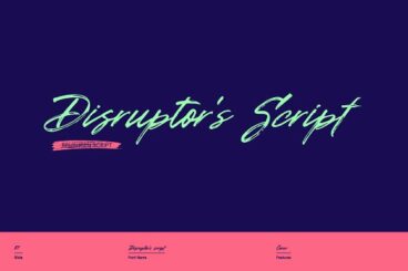 Disruptor's Font Scrip