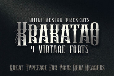 Fontbundles - Krakatao - Vintage Font