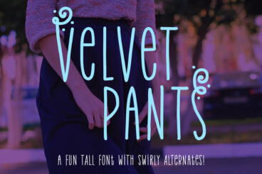 Fontbundles - Velvet Pants