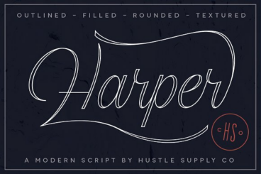 Harper Script Font