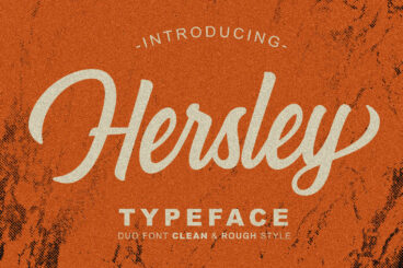 Hersley Typeface Font