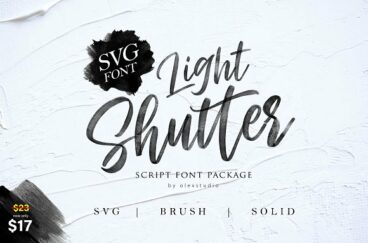 Light Shutter Font Family