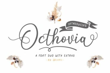 Octhovia Font Duo and Extras