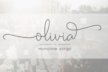 Olivia - Elegant Monoline Script Font