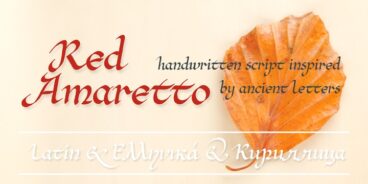 Red Amaretto Font