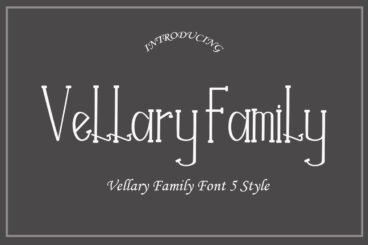 Vellary Family Font