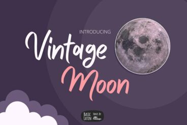 Vintage Moon Marker Font Script