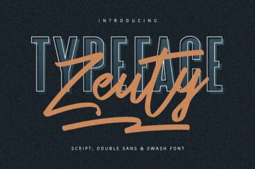 Zeuty Typeface Collection Font