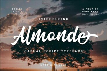 Almonde Script Font