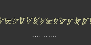 Ampersanders Font