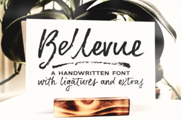 Bellevue | a brush font Script