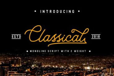 Classical / Monoline Script