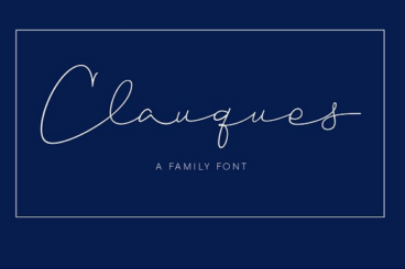 Clauques Script Font