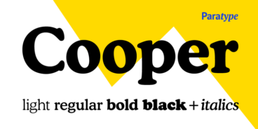 Cooper BT Font Script
