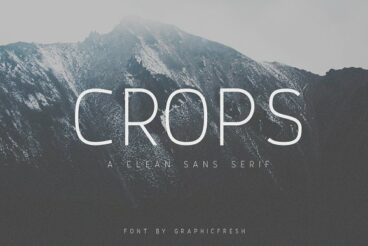 Crops - A Clean Sans Serif