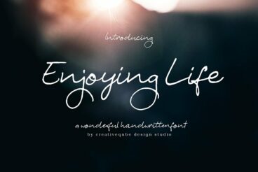 Enjoying Life Script Font