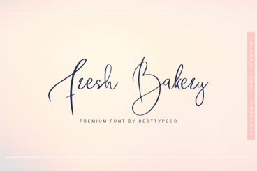 Fresh Bakery Font
