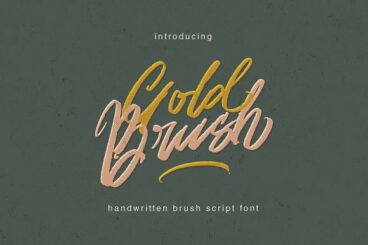Gold Brush Font
