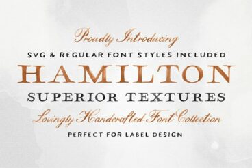 Hamilton SVG Font Collection