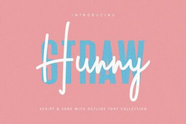 Hunny Straw Font Collection