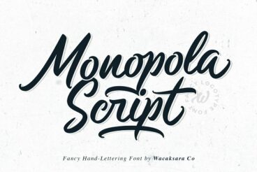 Monopola Font Script